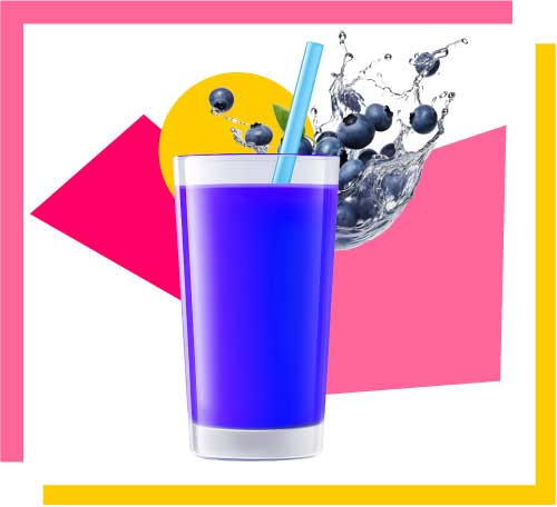 The Healthy fun Drink for Kids - Blueberry Splash